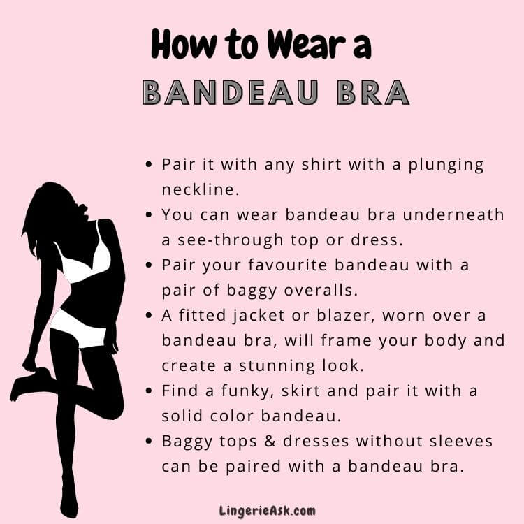 How to Wear a Bandeau Bra