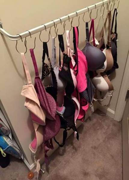 Hanging Shoe Organizers (specially for padded bras
