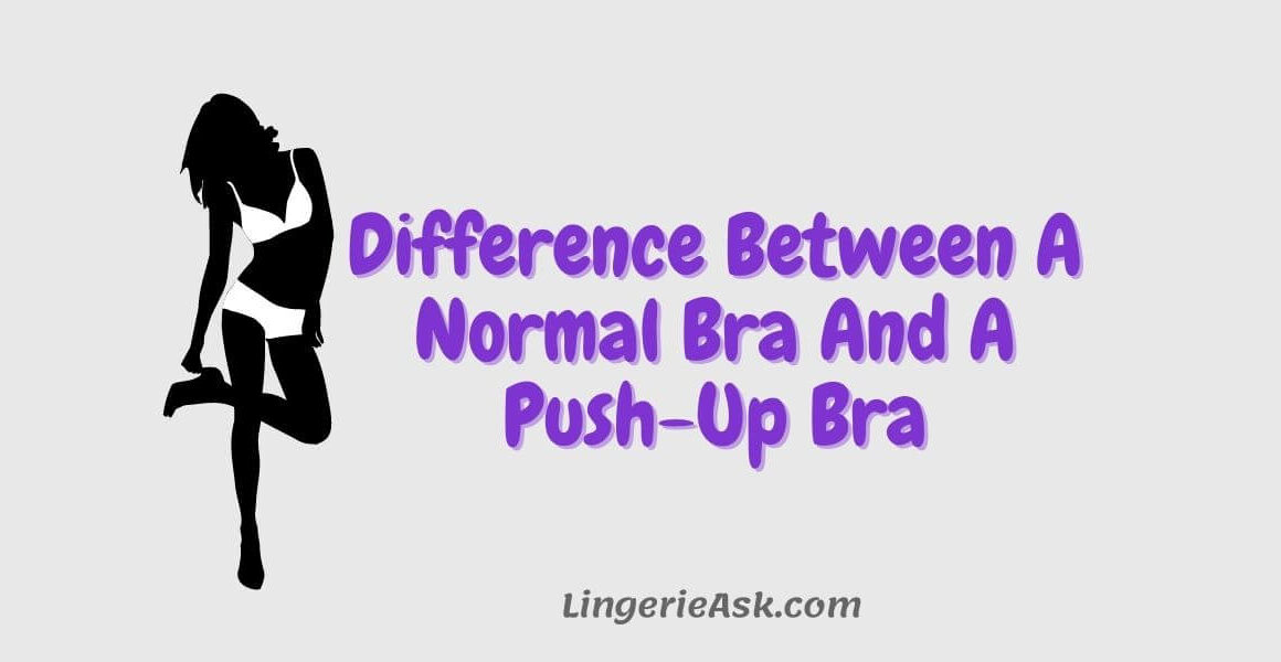 Difference Between A Normal Bra And A Push-Up Bra