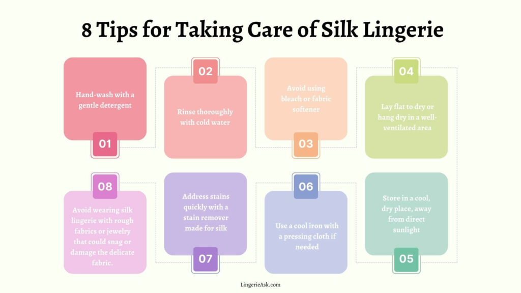  8 Tips for Taking Care of Silk Lingerie
