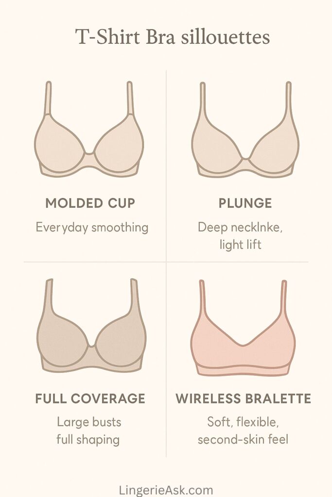 Lifestyle & Usage Needs Tshirt bra